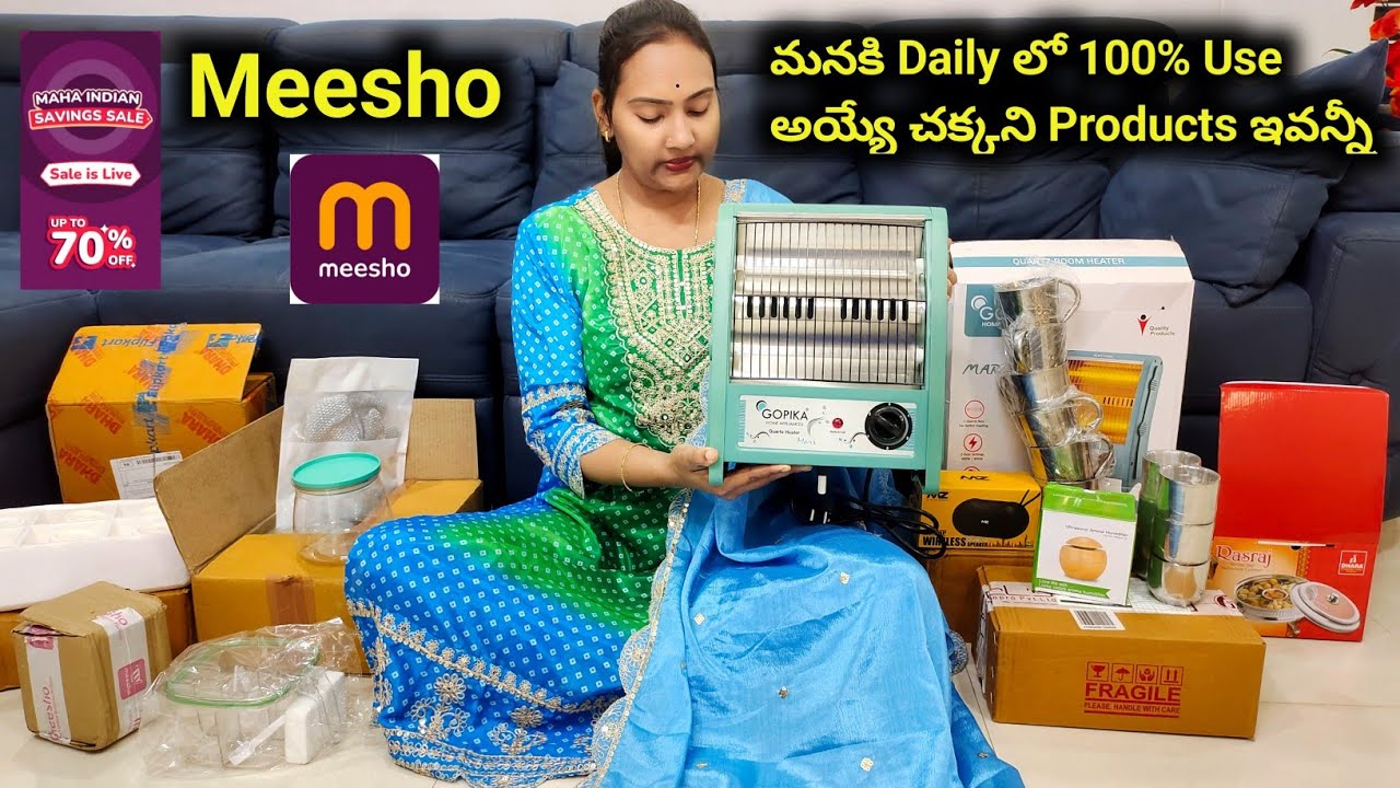 Meesho లో ఈ Products అన్నీ మనకి చక్కగా ఉపయోగపడతాయి 😍 కిచెన్ & Gifting items #meesho #shopping #sale 
