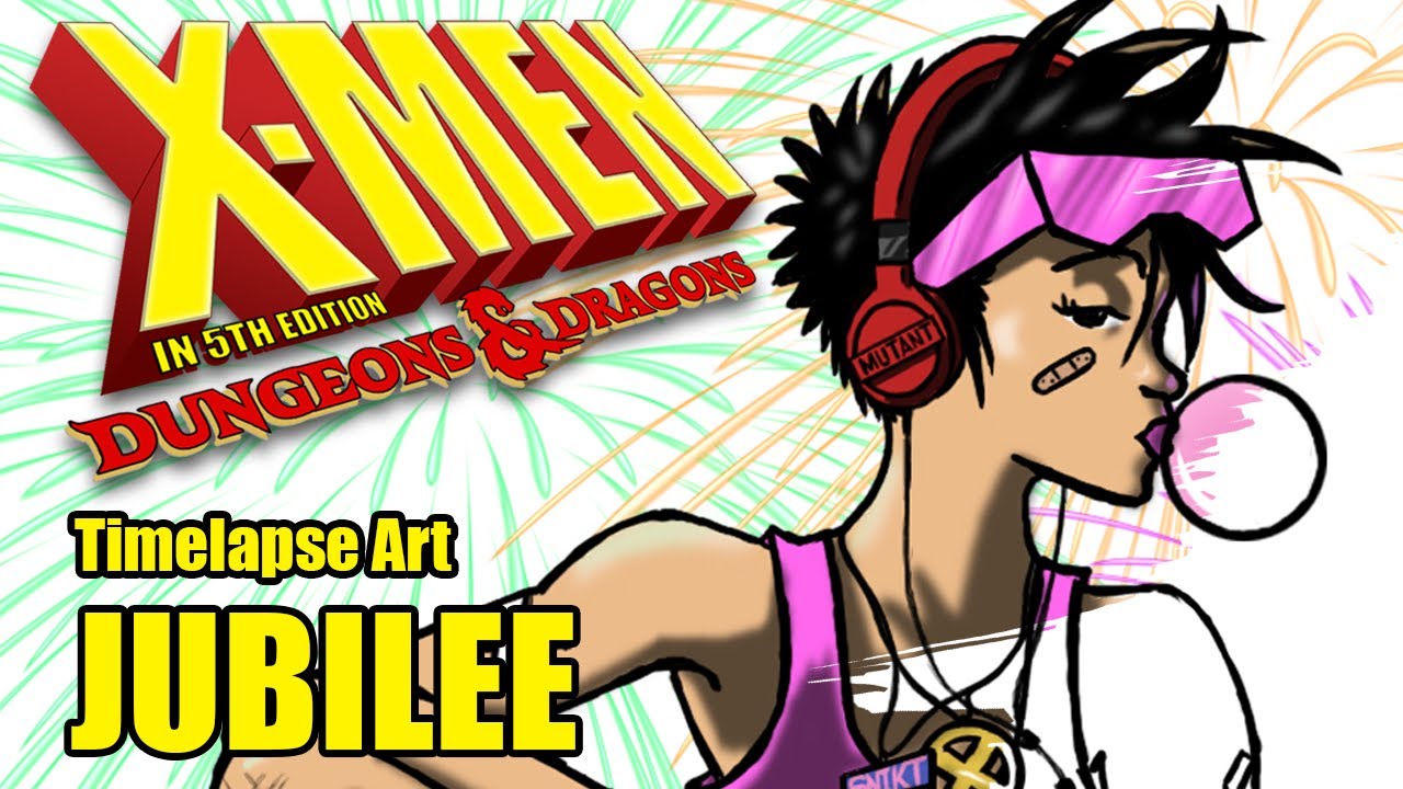X-Men's Jubilee - Timelapse Art