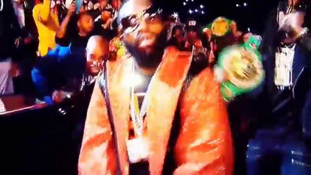 Adrien Broner ring entrance with Migo's 10/3/15