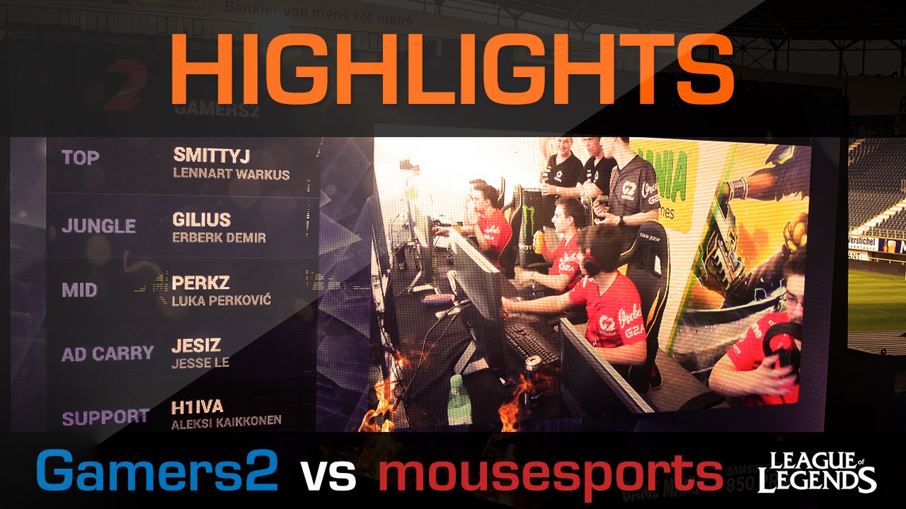 LoL - Gamers2 vs. mousesports highlights (EU Challenger Series Week 2)