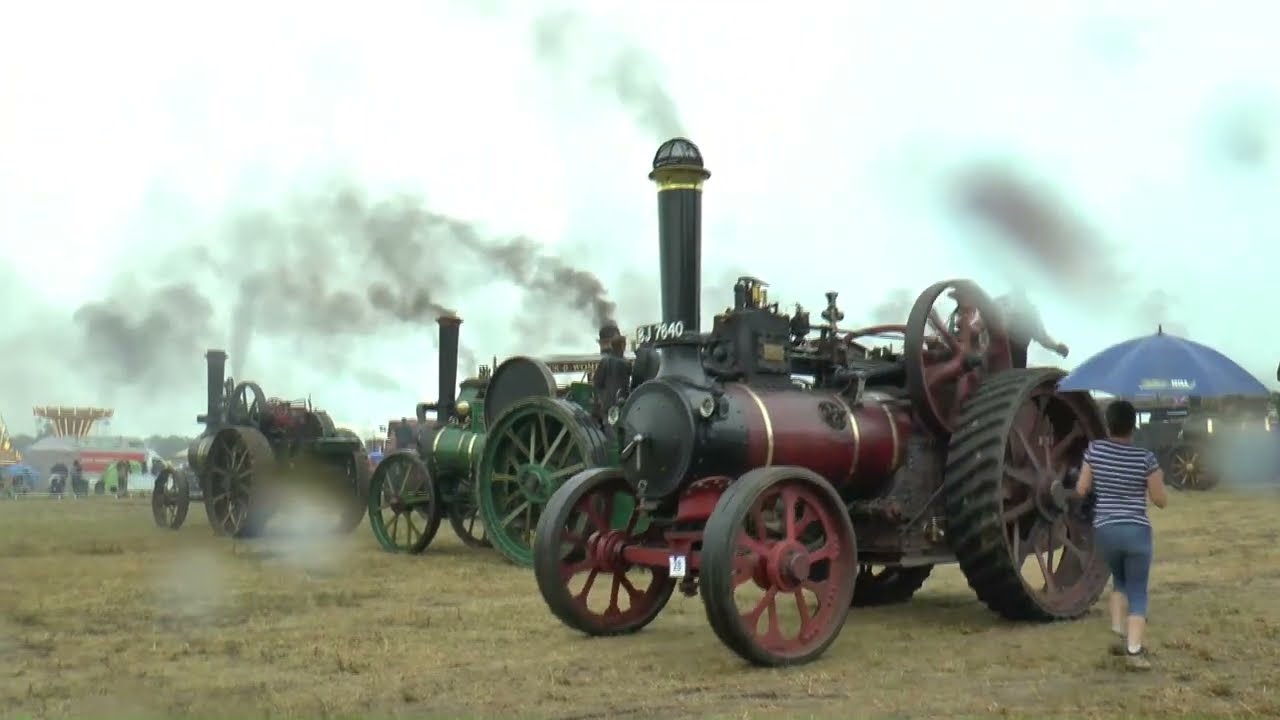 Damp saturday at weeting steam rally