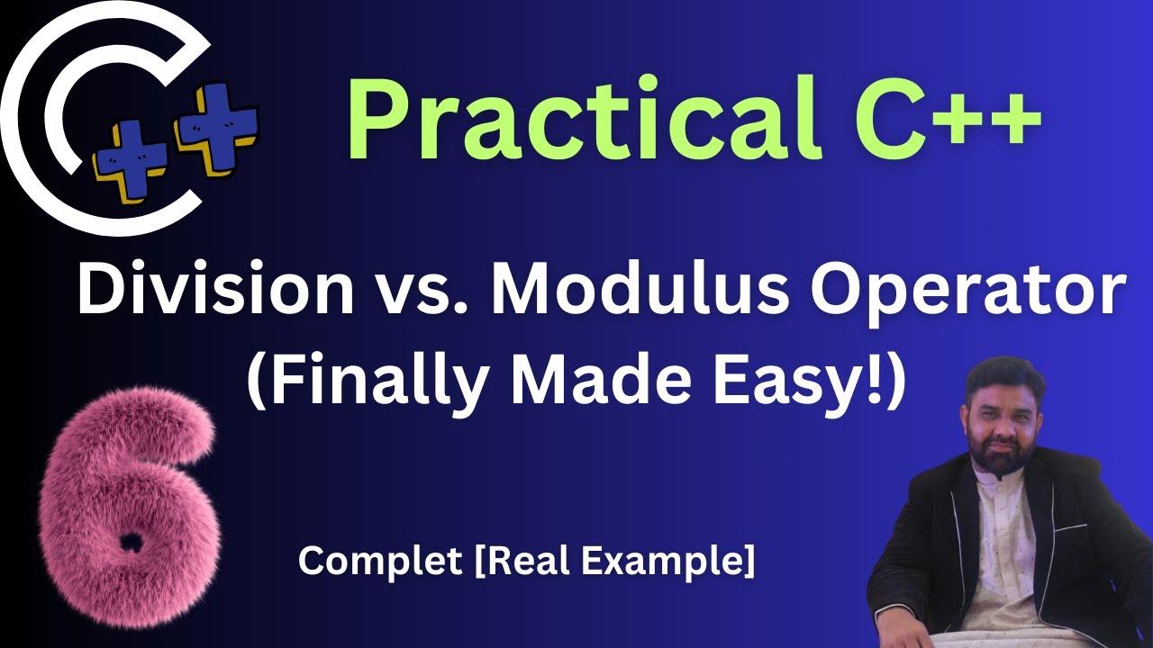 difference between division and modulus operator in c
