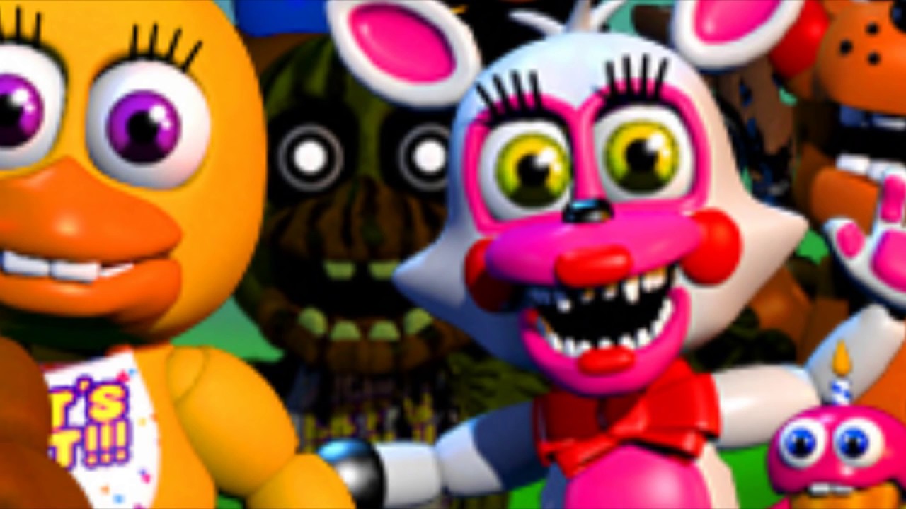 (Reupload) All Adventure Animatronics Sing FNAF Song (V.2)