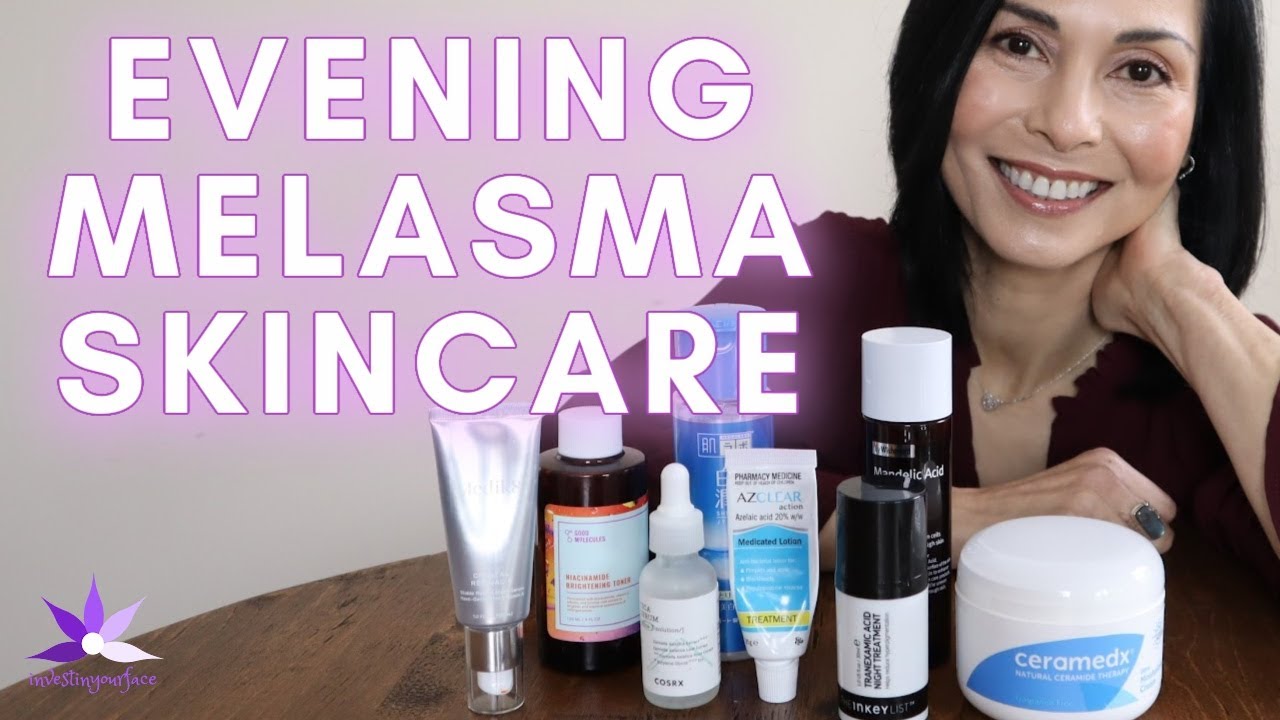 My Evening Melasma Skincare Routine 🌙 Including Crystal Retinal™