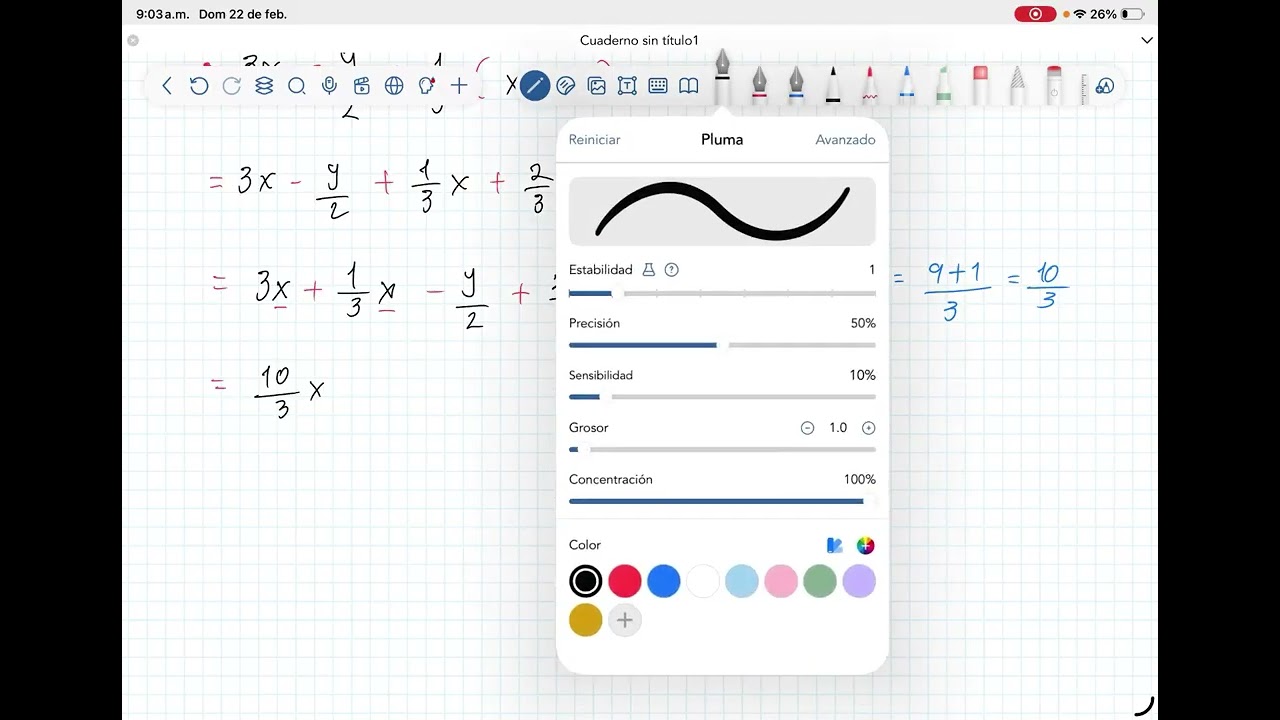 Operaciones combinadas - ejemplo 1