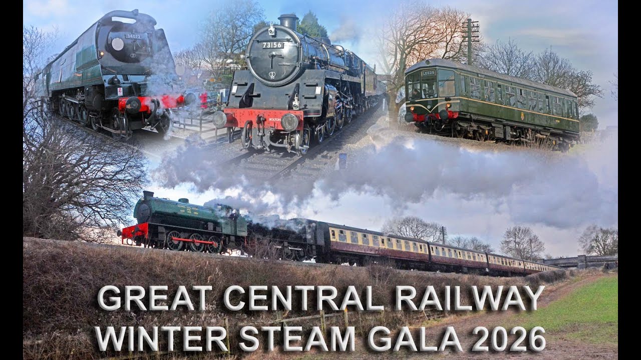 Great Central Railway Winter Steam Gala 2026