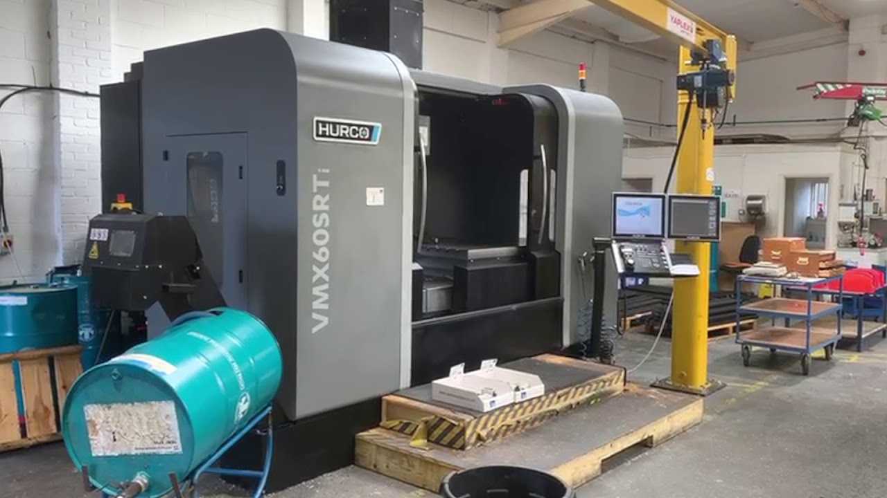 A Hurco VMX60 SRTi 5 Axis Vertical Machining Centre With Hurco Dual Screen Winmax 5 Control