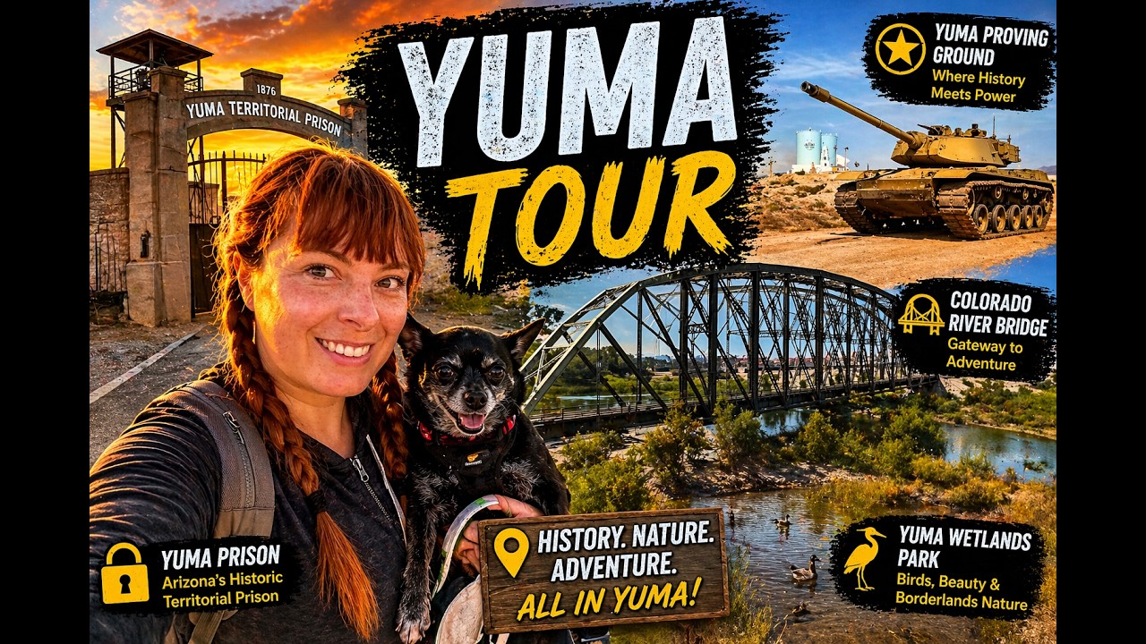 Exploring Yuma, Arizona 🏜️ | Prison History, Wetlands & Military Grounds