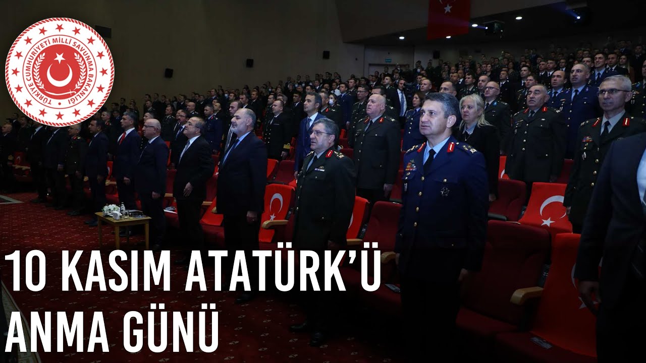 10 Kasım Atatürk’ü Anma Günü Dolayısıyla Millî Savunma Bakanlığında Tören Düzenlendi