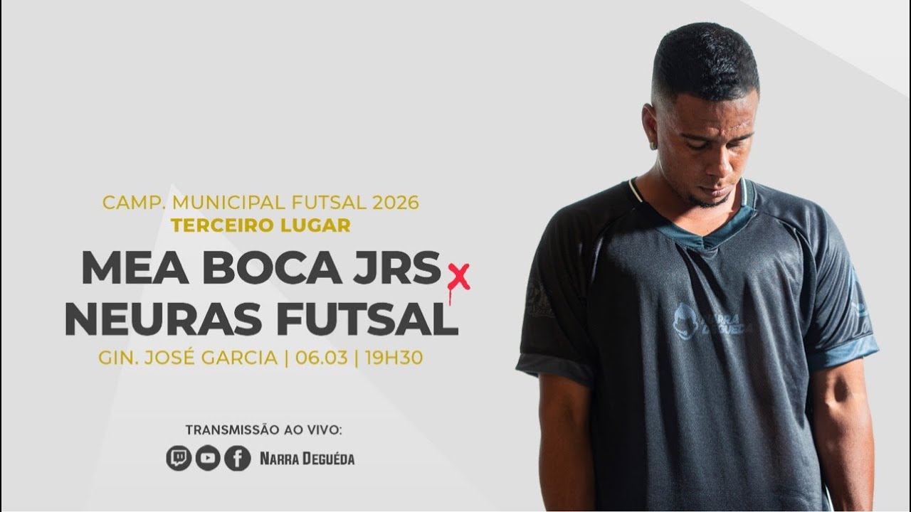 #ND1944 | Mea Boca Jrs x Neuras Futsal | CAMP. MUN. FUTSAL 2026 (TERCEIRO LUGAR)