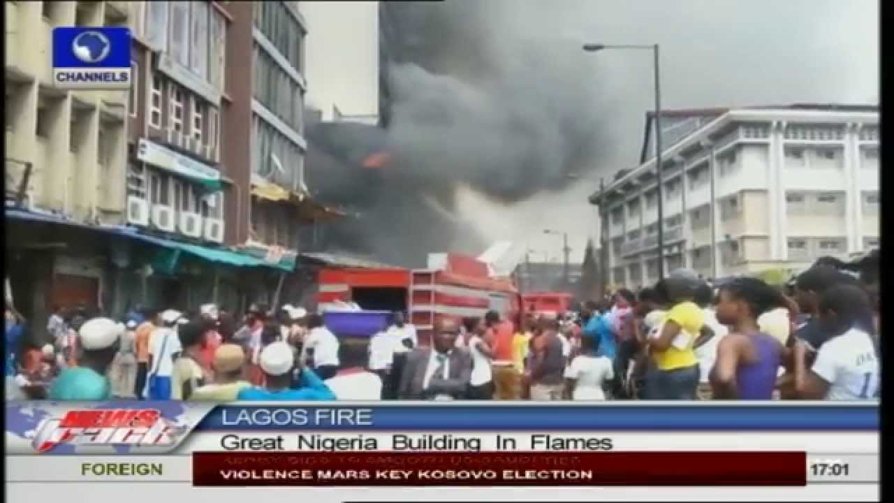 Great Nigeria Building in Flames