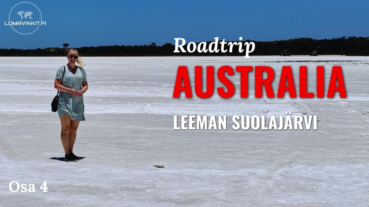 Sandy Capen rannalta erikoiselle Leemanin suolajärvelle - Matkailuautolla Länsi-Australiassa osa 4