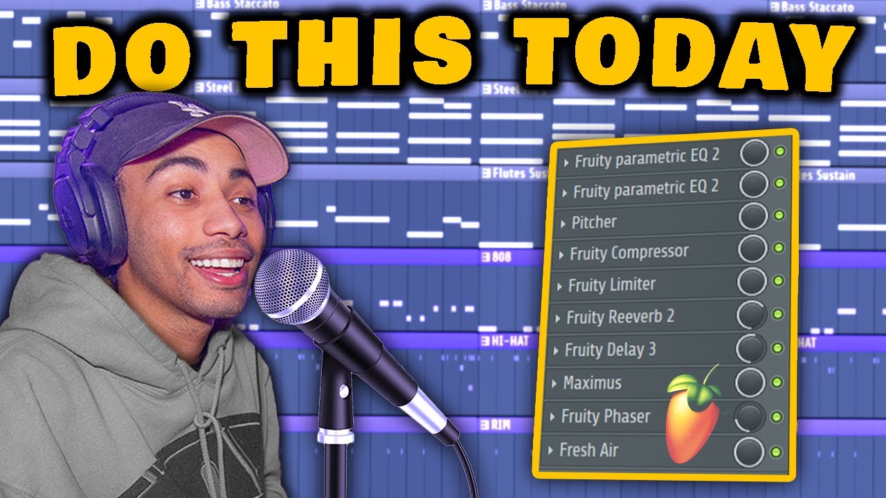 How To Mix Vocals Like A PRO With STOCK PLUGINS ONLY! (FL Studio Tutorial)