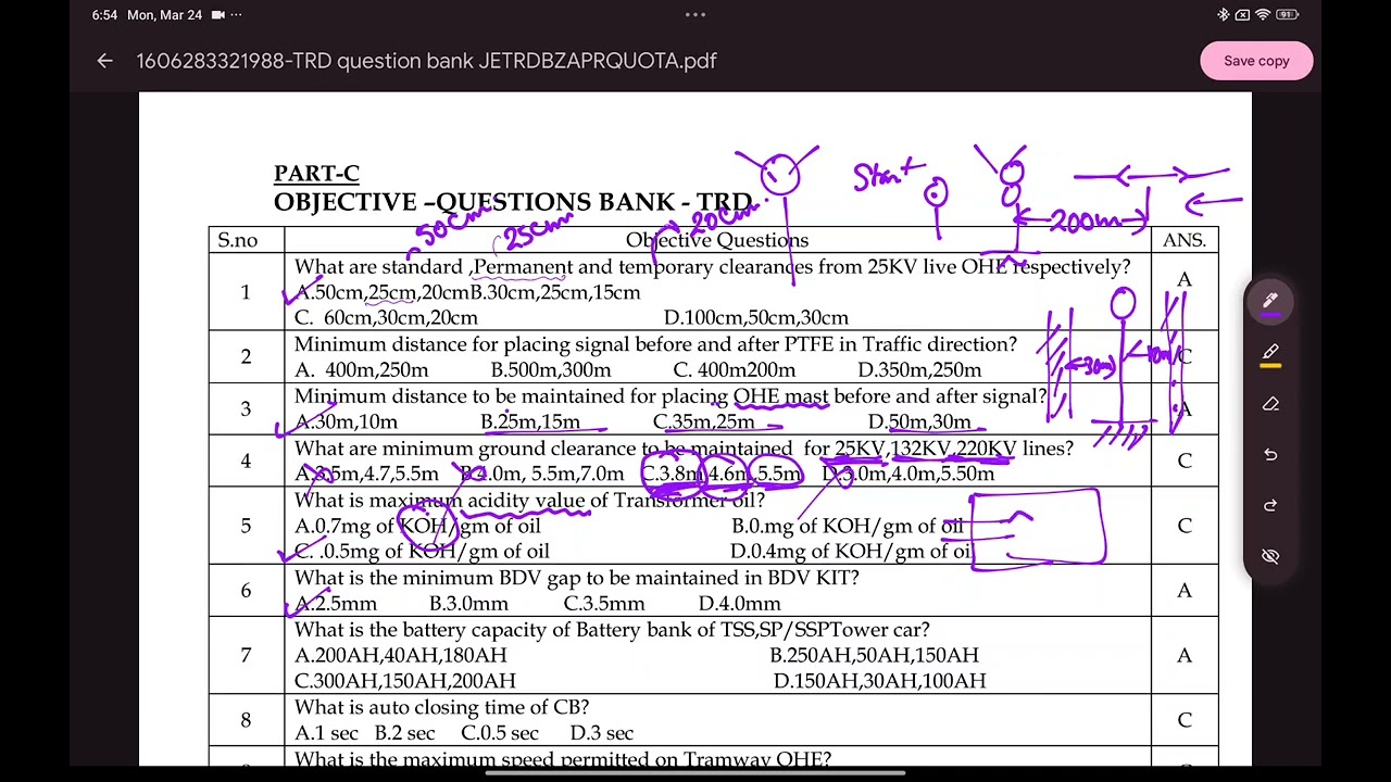 TRD QUESTIONS(1 TO 50) IMPORTANT FOR DEPARTMENTAL PROMOTIONAL EXAM|LDCE|TECHNICIAN TO JE|SSE TO AEE|