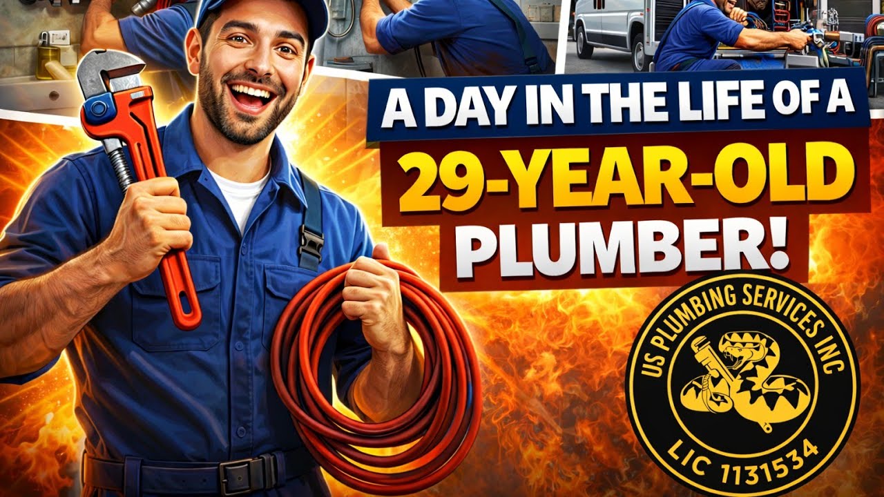 A day in the life of a 29-year-old plumber who owns a plumbing business.