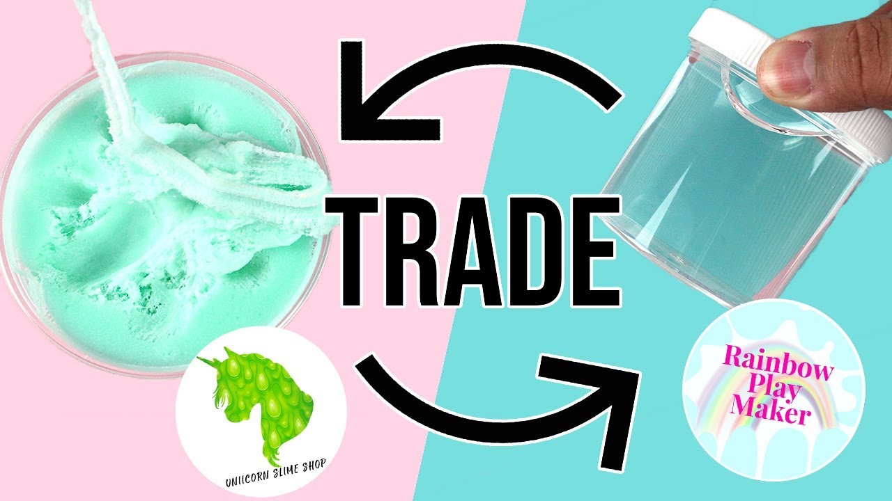 TRADING SLIME WITH RAINBOW PLAYMAKER!!! 😍