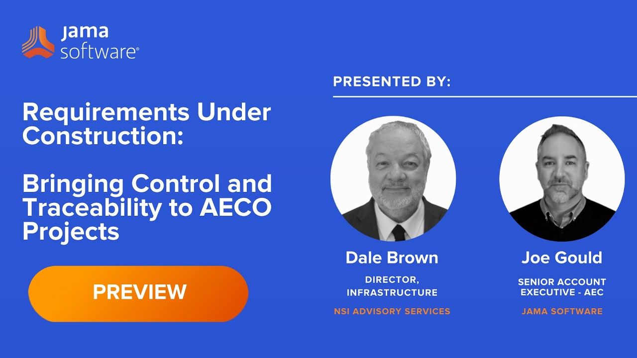 [PREVIEW] Requirements Under Construction: Bringing Control and Traceability to AECO Projects
