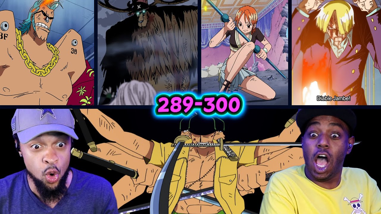 The Straw Hats Vs CP9! One Piece Ep 289-300 Reaction