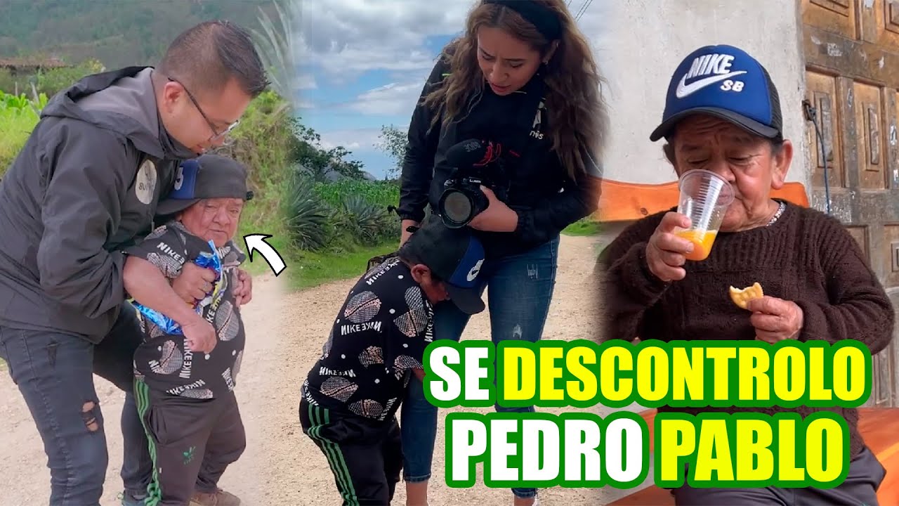 Le dimos a Pedro Pablo la p-a-s-t-i-ll-a azul y as&iacute; reacciono