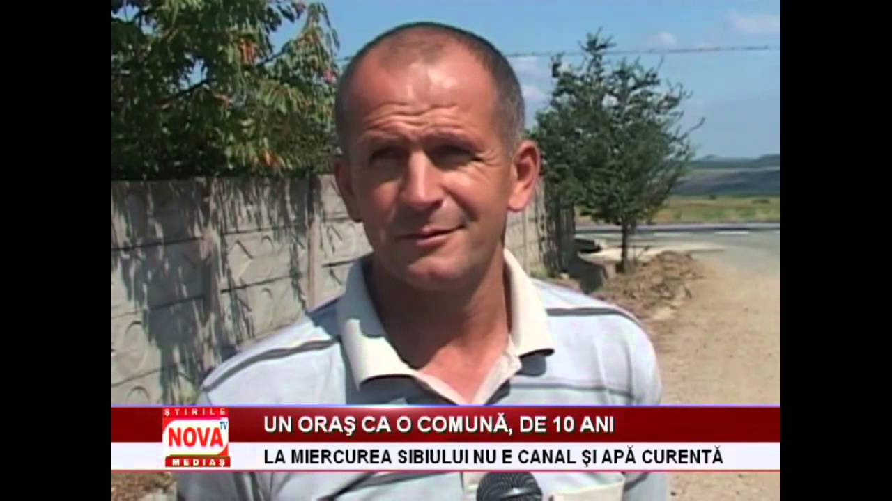 Oraşul fără canalizare şi apă curentă, de 10 ani - NovaTv Mediaş