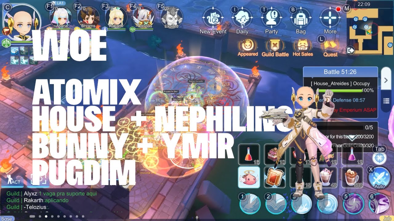 WOE - Oscar POV - Atomix x House + Nephilins + Bunny + Ymir + Pugdim