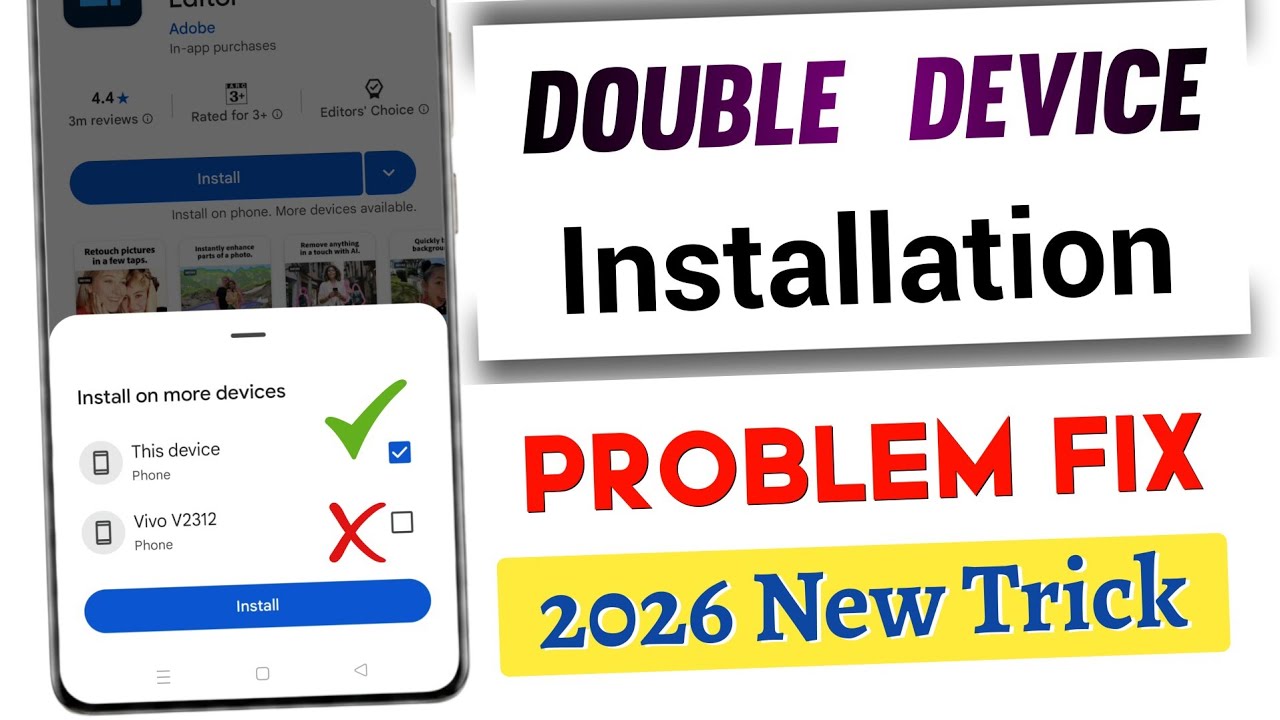How to fix multiple devices problem on play store | how to remove install on more devices play store