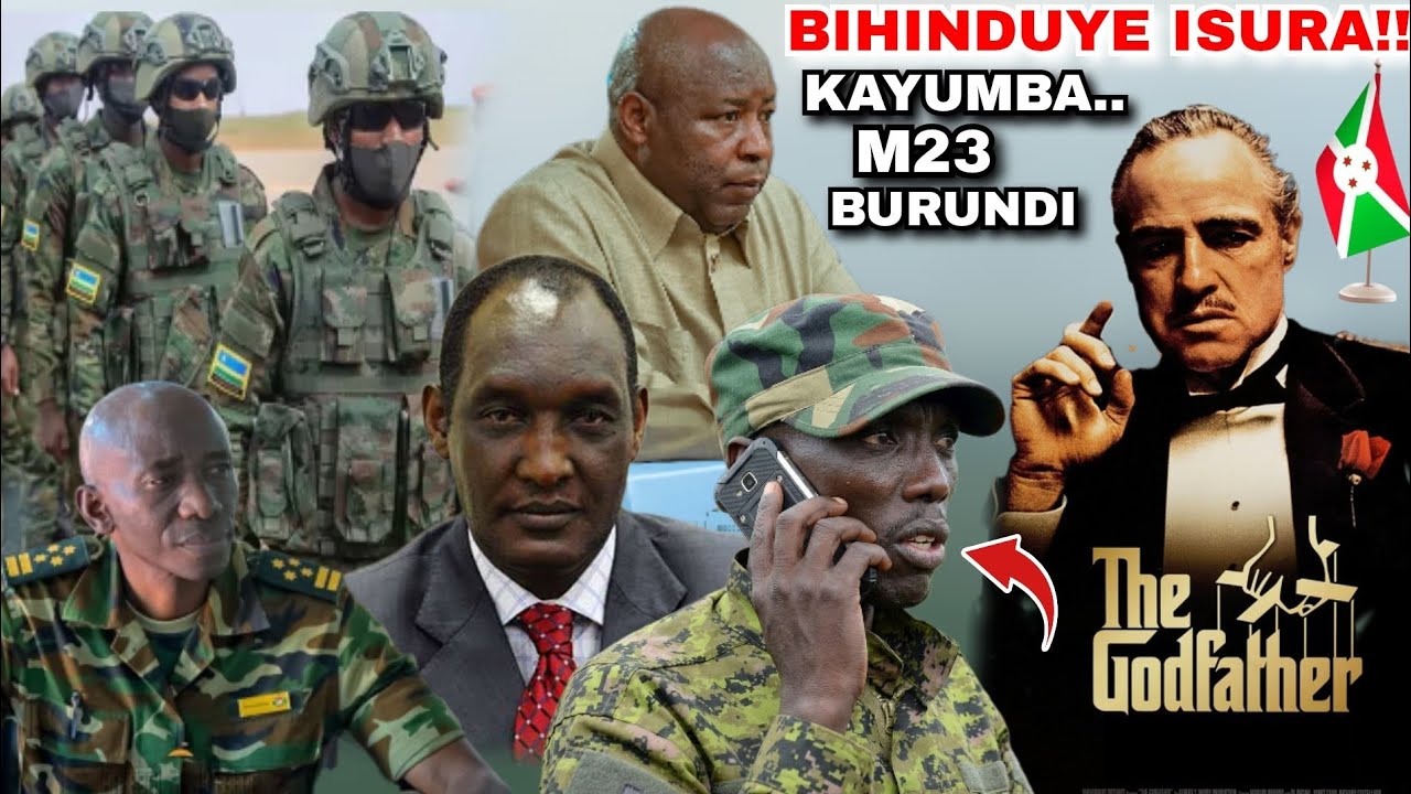GODFATHER YUMIWE GEN.MAKENGA AKOZE AGATENDO UBURUNDI KAYUMBA NYAMWASA// BURUNDI NA FARDC 