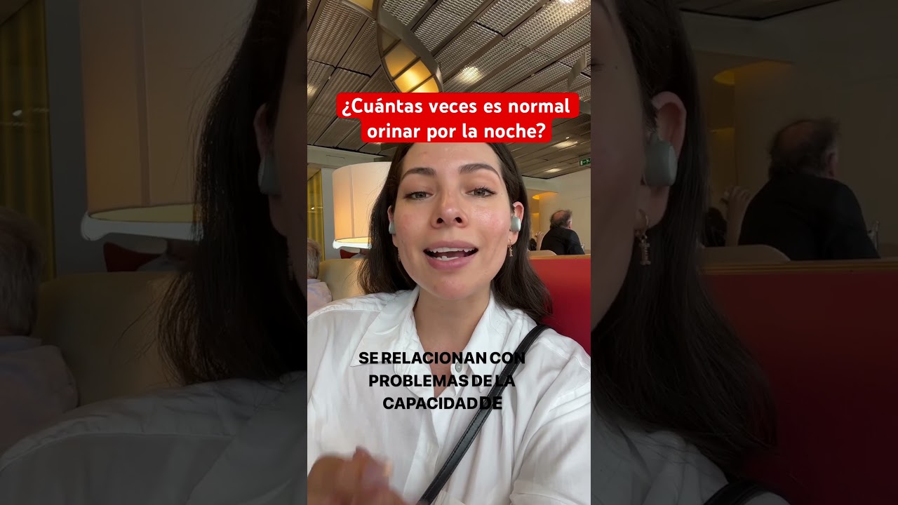 &iquest;Orinas mucho por la noche?