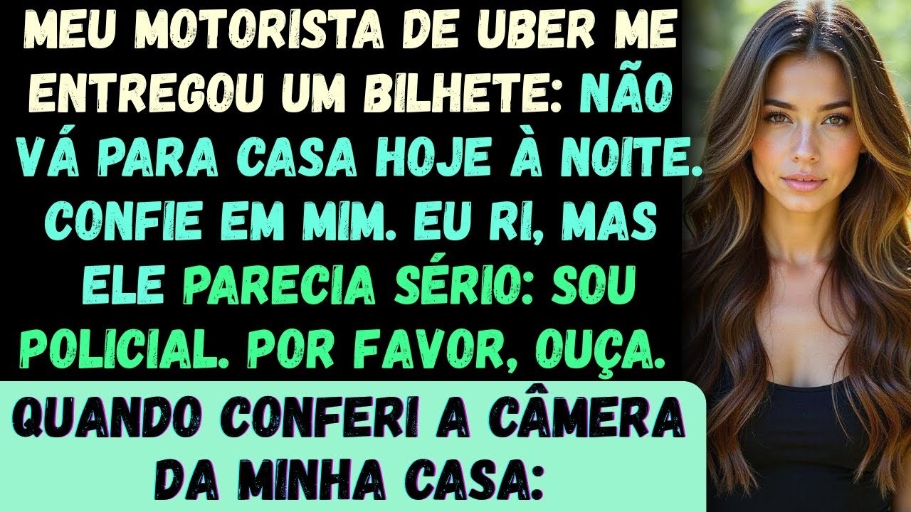 Meu motorista de Uber trancou as portas e disse  Não vá para casa, alguém já arrombou –então eu lig