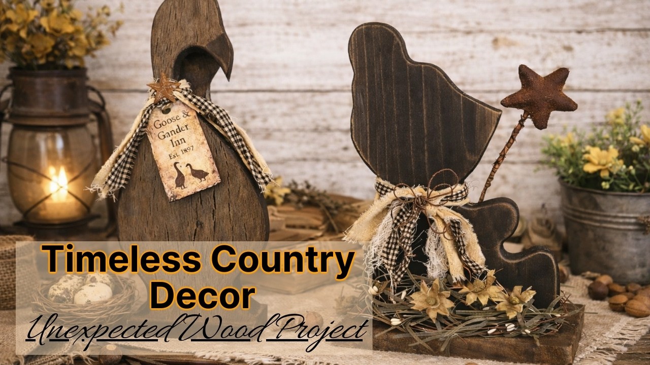 Transforming Plain Wood Cutouts Into Gorgeous Decor