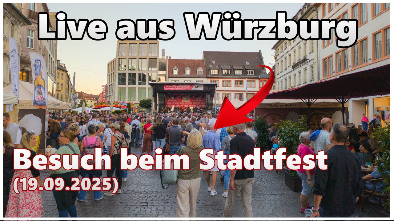 Live vom Stadtfest in W&uuml;rzburg (19.09.2025)