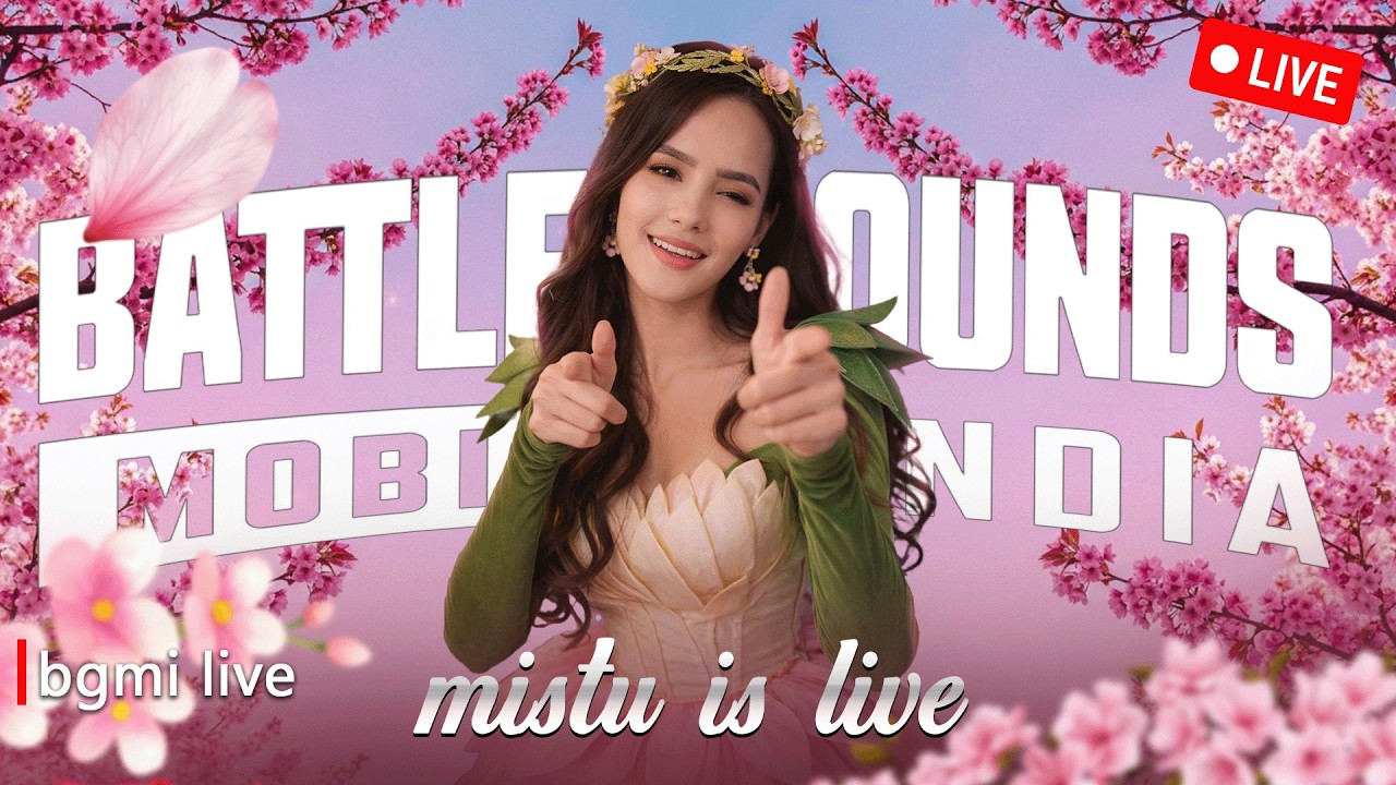 BGMI LIVE 🔴 AGGRESSIVE RUSH GAMEPLAY | MISTU IS LIVE🔥#girlgamer #shortsfeed #bgmilive #mistuislive