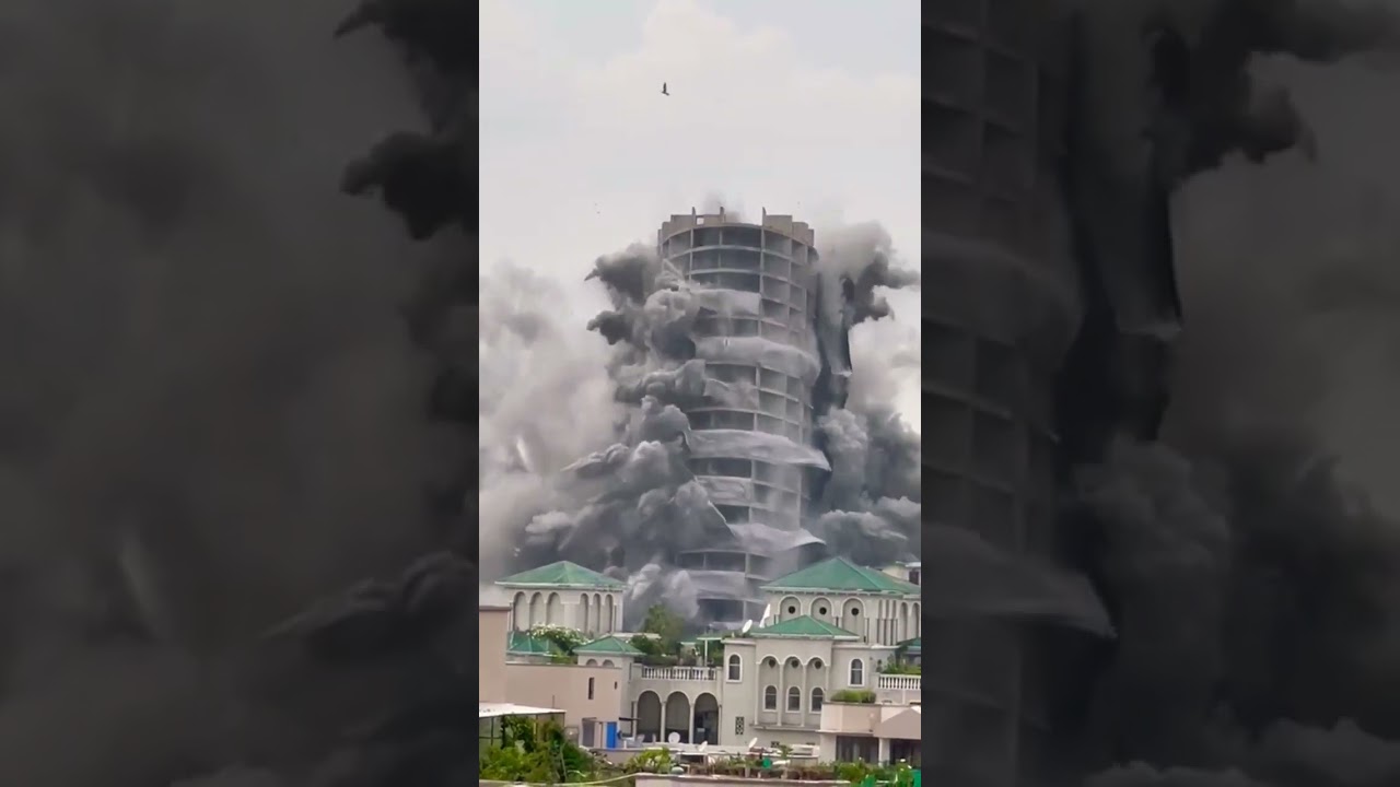supertech twin towers sector 93 Noida.😲😲😲