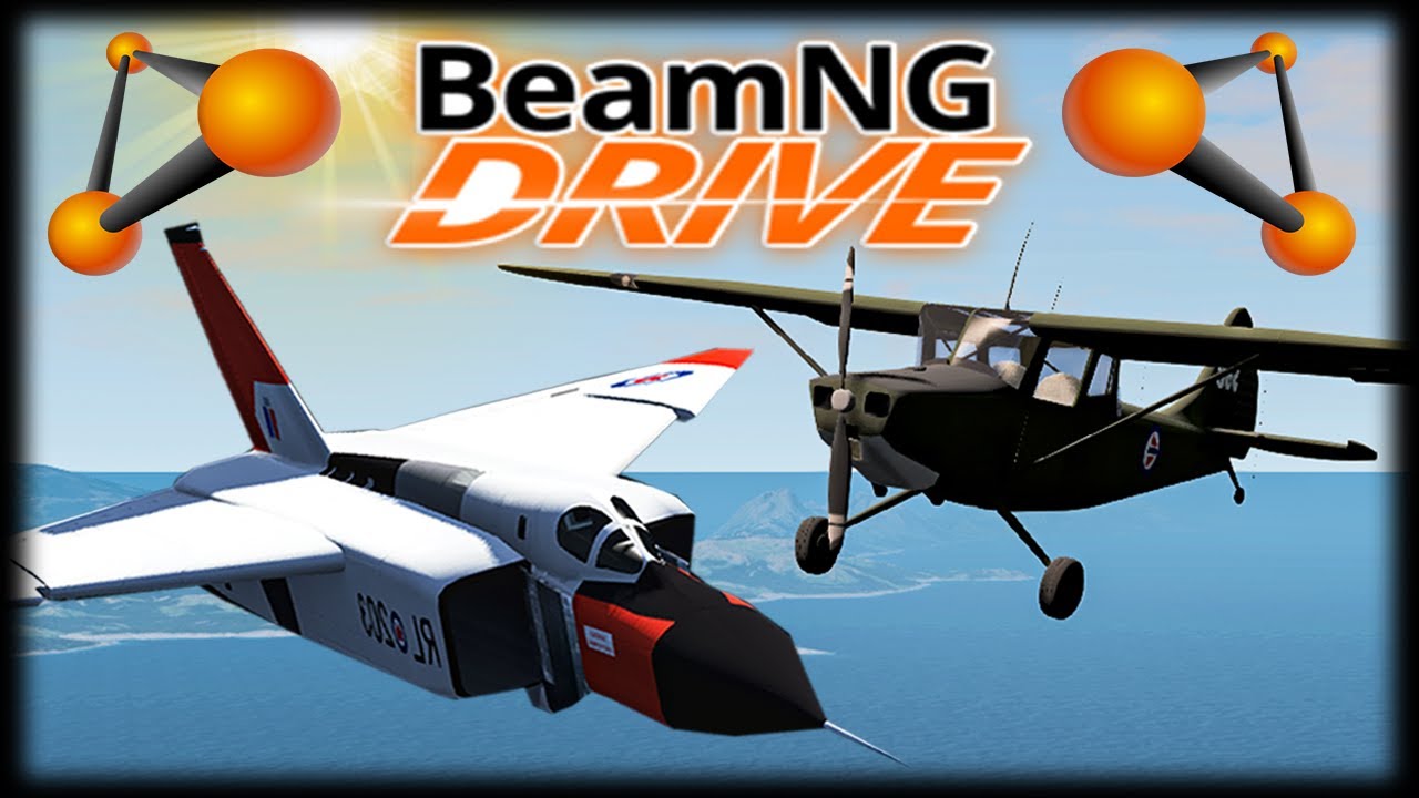 AVIÕES, JATOS E FOGUETES ESPACIAIS!! - Jogando BeamNG Drive