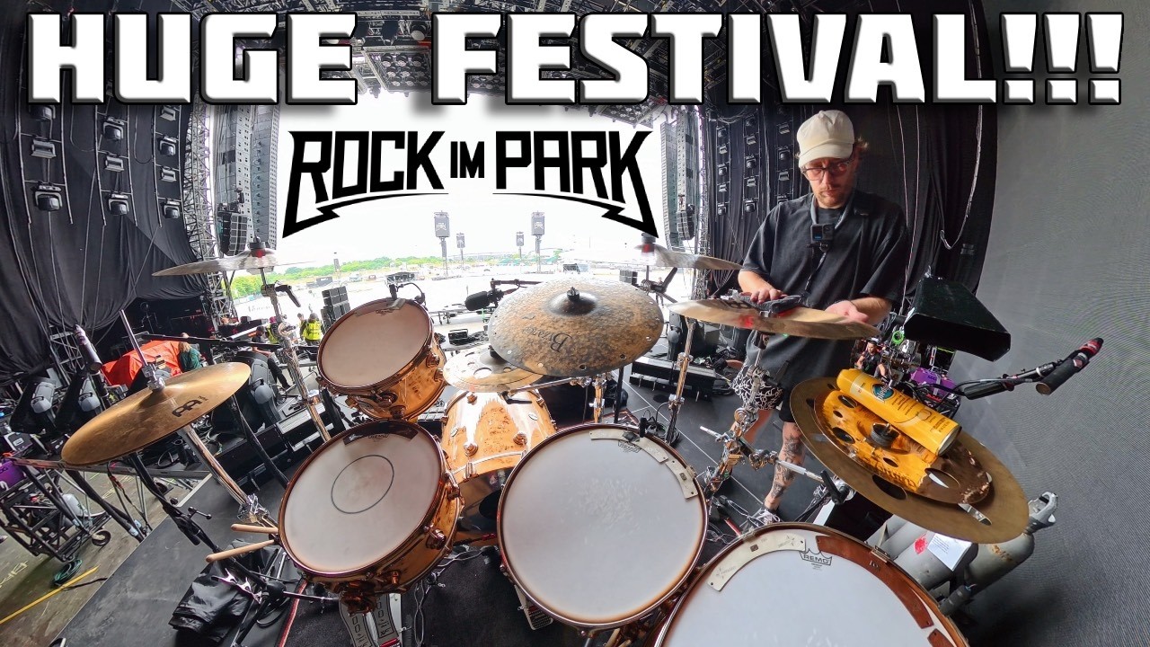 Европейский фестивальный сезон начинается | Rock im Park Drum Tech POV
