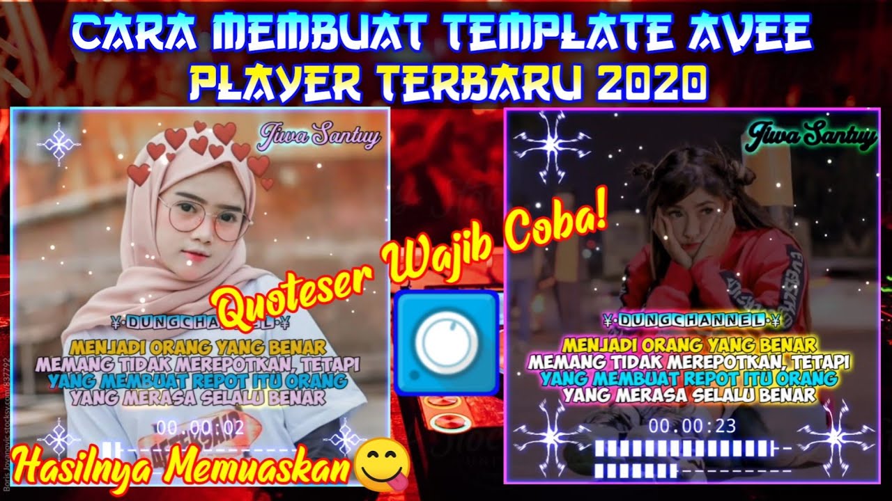 Tutorial Cara Membuat Template Avee Player ||Sendiri Keren | Terbaru 2020 | Template | Tutorial