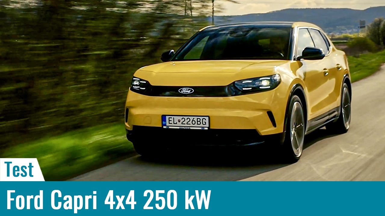 Ford Capri 4x4 250 kW TEST: Najkrajší a jeden z najlepších na platforme MEB