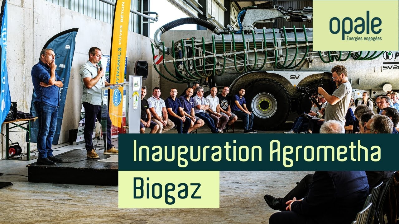Inauguration d'Agrometha (biogaz) à Eyzin-Pinet (38)