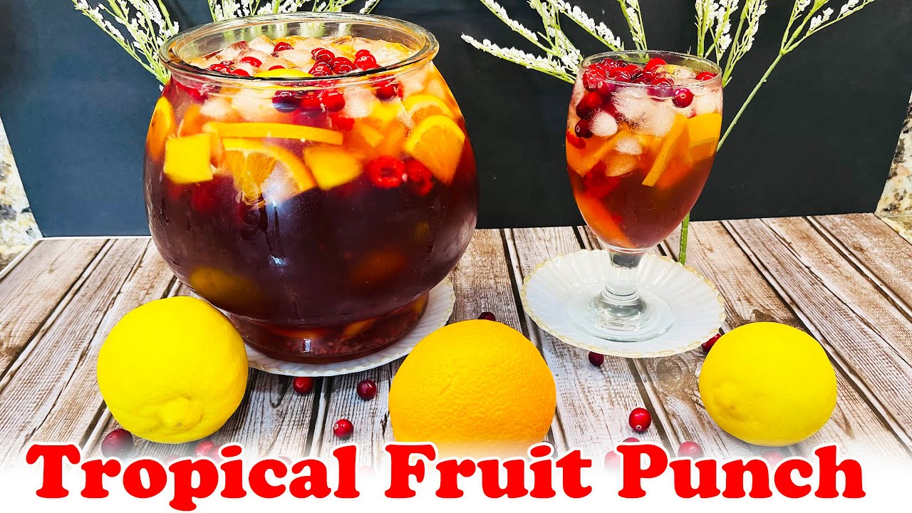 Easy tropical Fruit Punch recipe