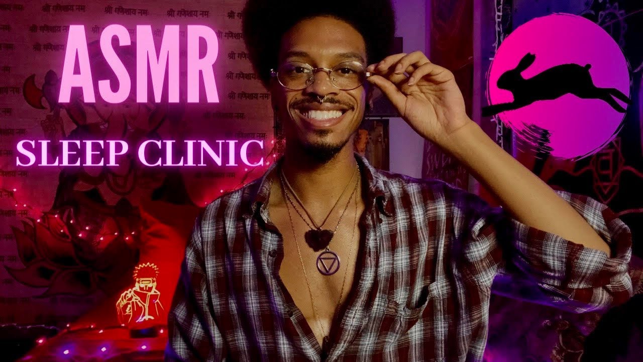 ASMR Sleep Clinic for Restlessness and Insomnia 🏥💮(Face and Ear Massage, Light Triggers, etc.)💮🏥