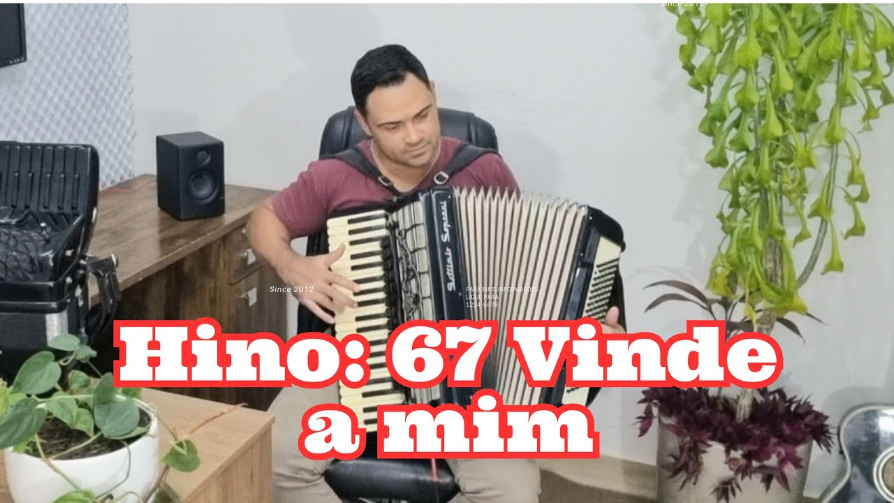 HINO: 67 VINDE A MIM - ACORDEON SOLO@MisaelAlvesAcordeonista #hinosccb