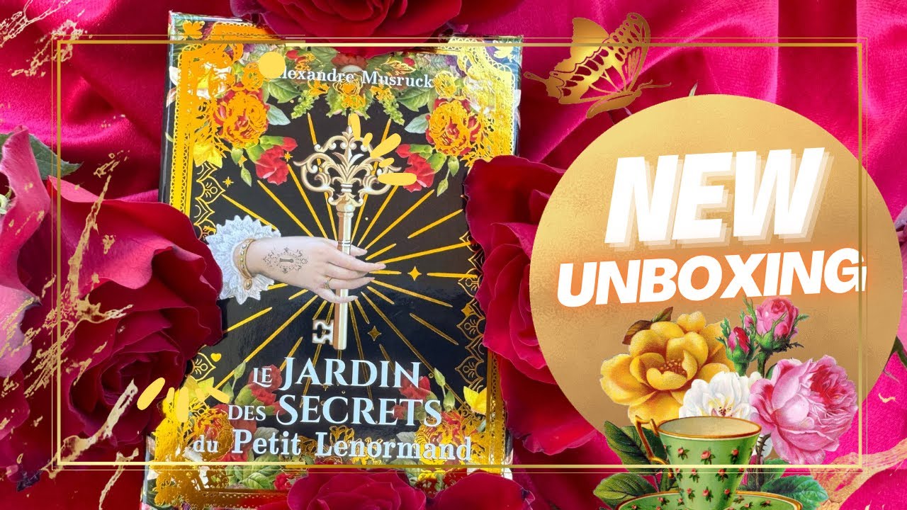 LE JARDIN DES SECRETS DU PETIT LENORMAND🌹Le plus beau de mes Petit Lenormand #petitlenormand #review
