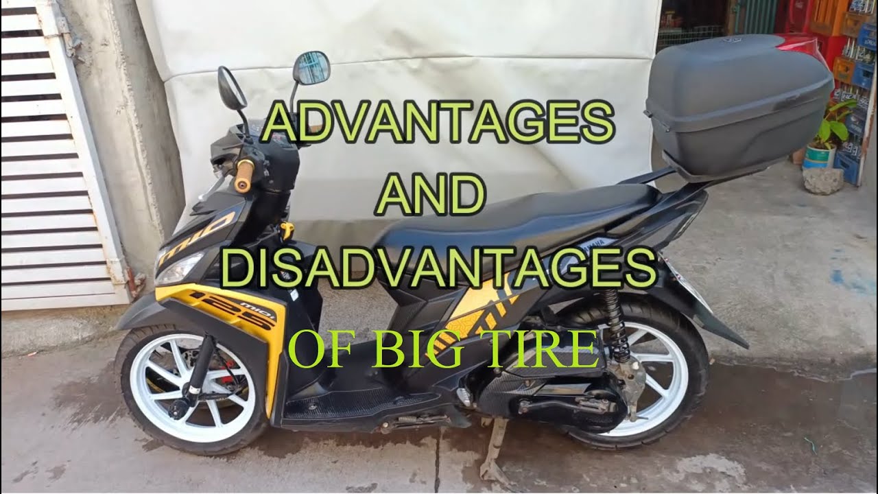 Best tire for MioI125, Advantages and Disadvantages of big tire, #mio #big tire #setup #best
