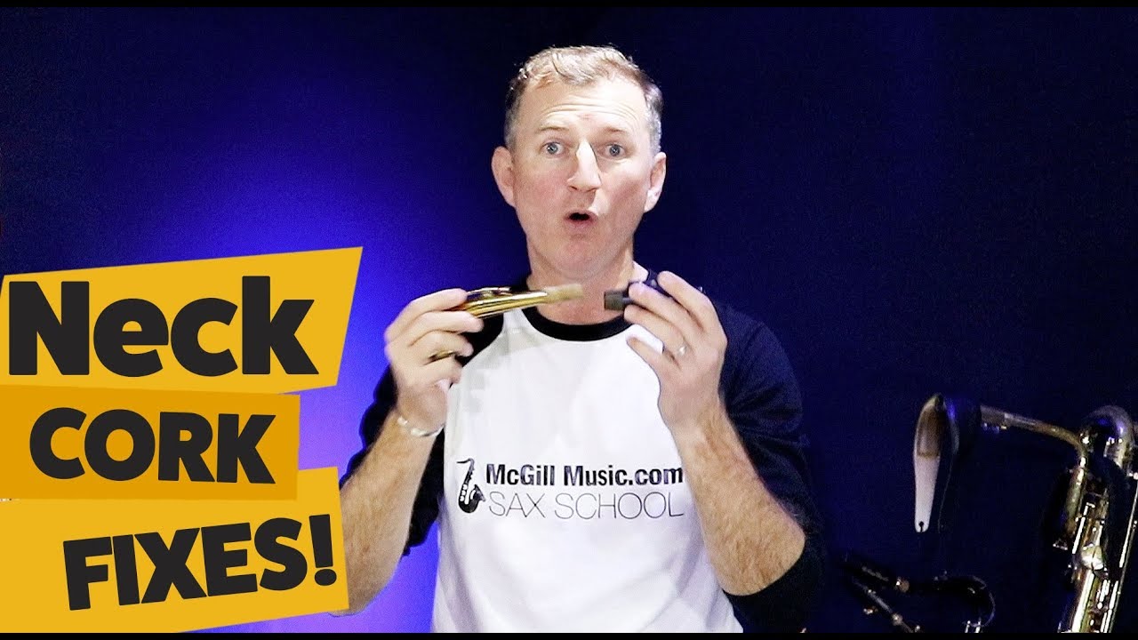 Saxophone neck cork too loose or tight -  How to fix it