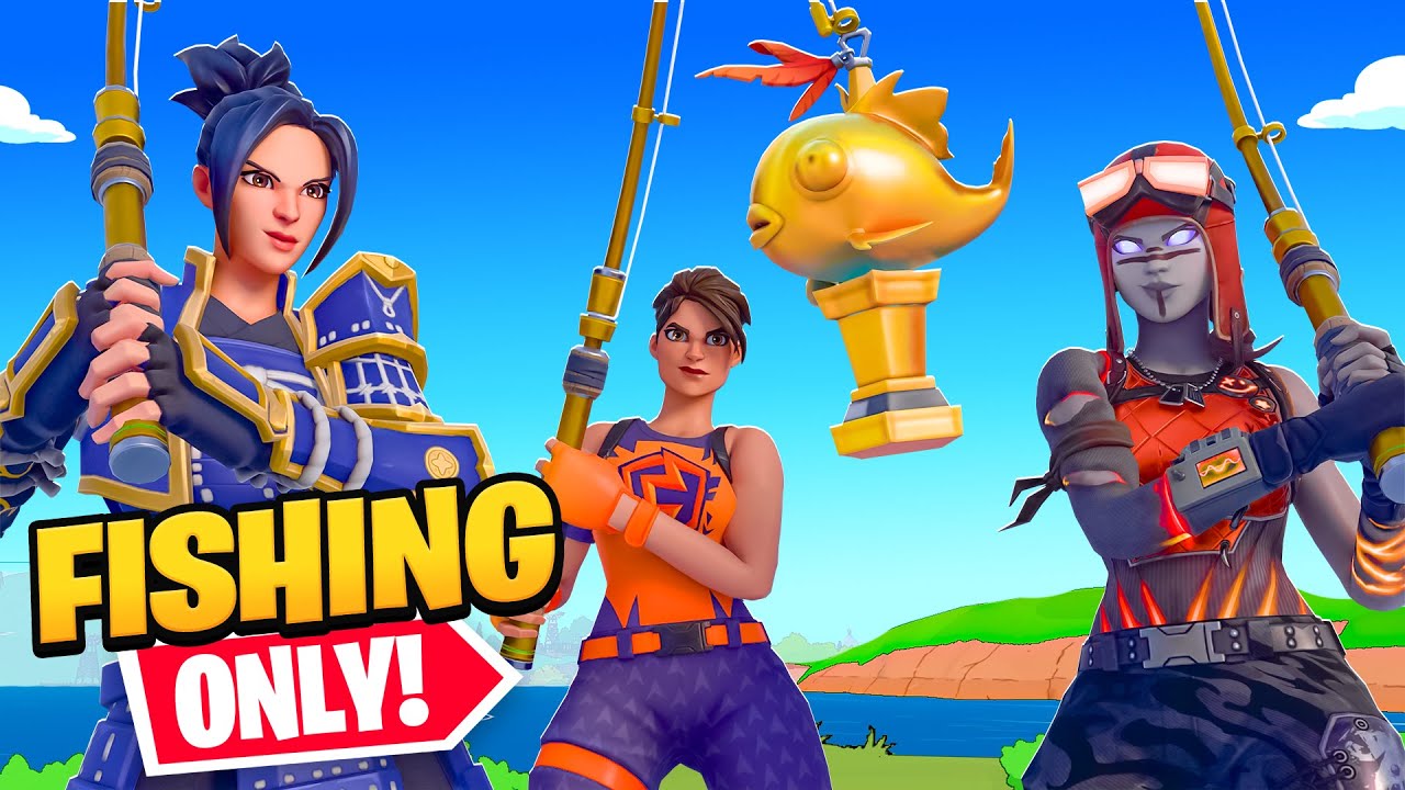 Создатели PWR пробуют *ТОЛЬКО РЫБОЛОВНУЮ ДОБЫЧУ* в Fortnite!