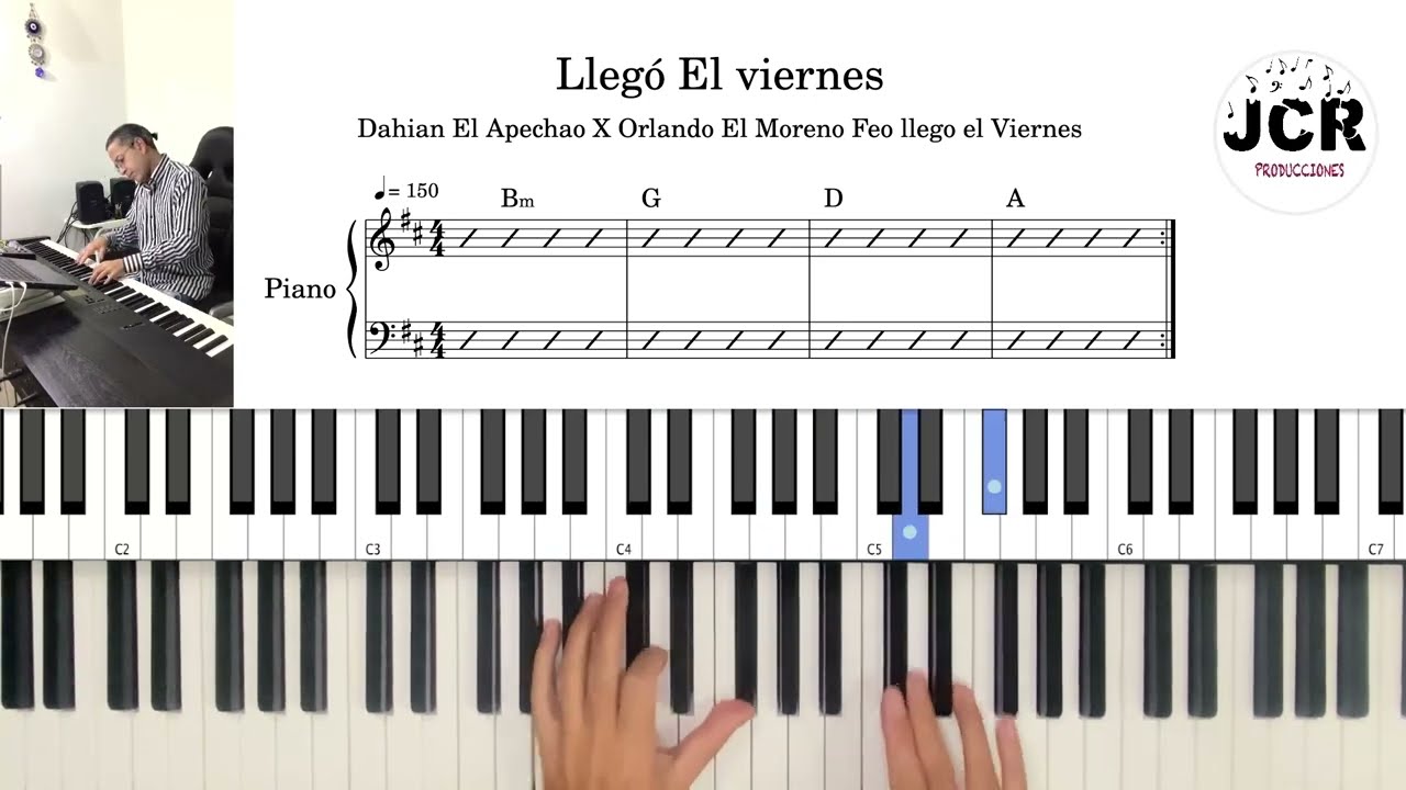 Piano Tutorial Merengue, Analizando Dahian El Apechao 