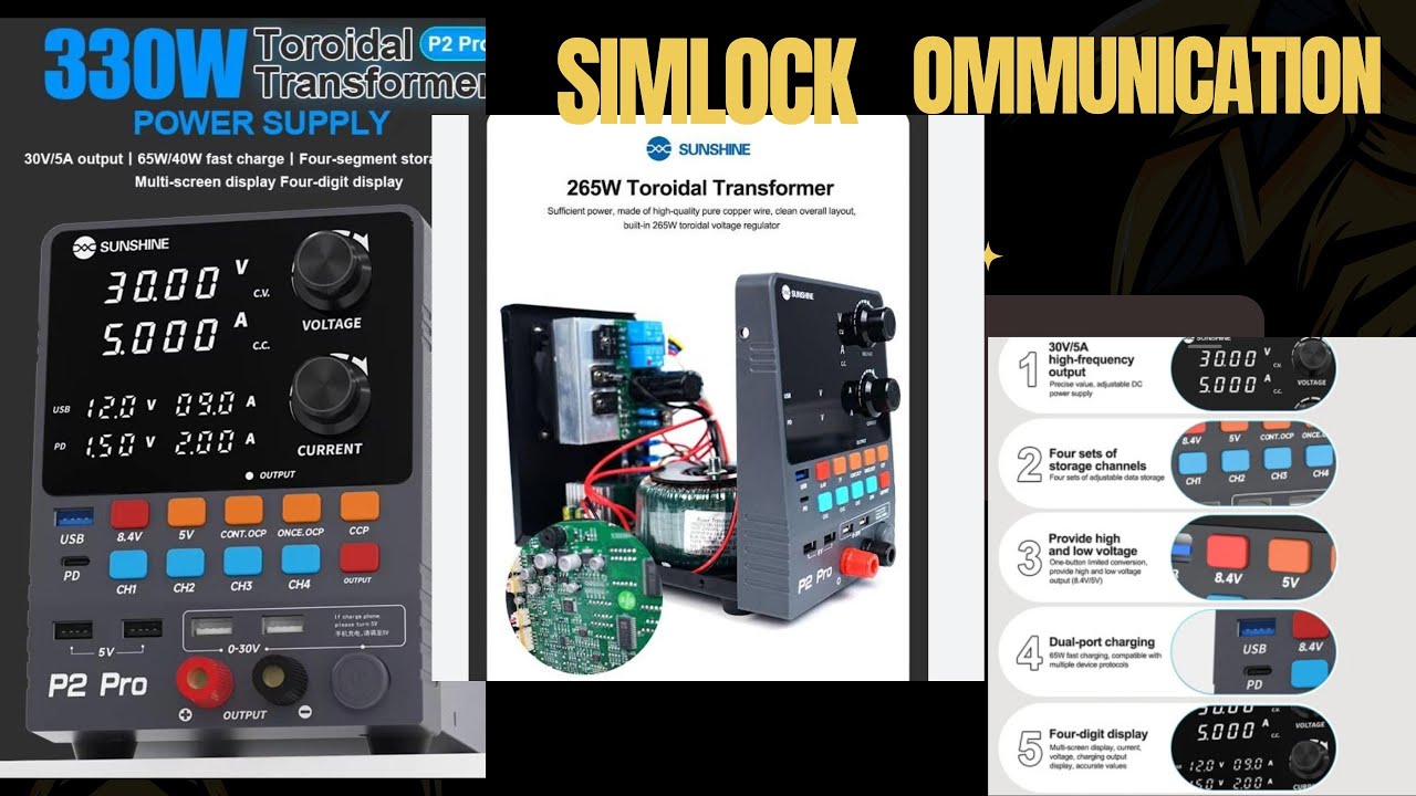 SUNSHINE P2 PRO Intelligent Regulated Power Supply /User Instructions