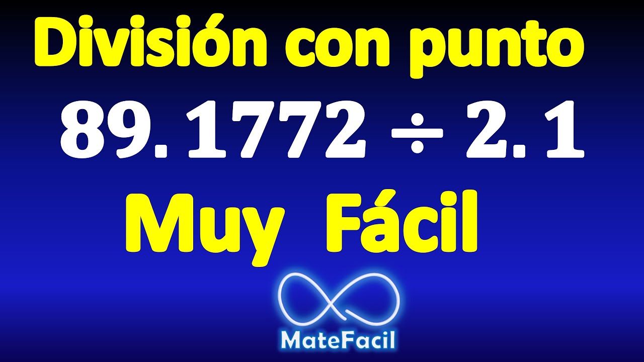 13. Cómo dividir con punto decimal, y comprobación. EJERCICIO RESUELTO
