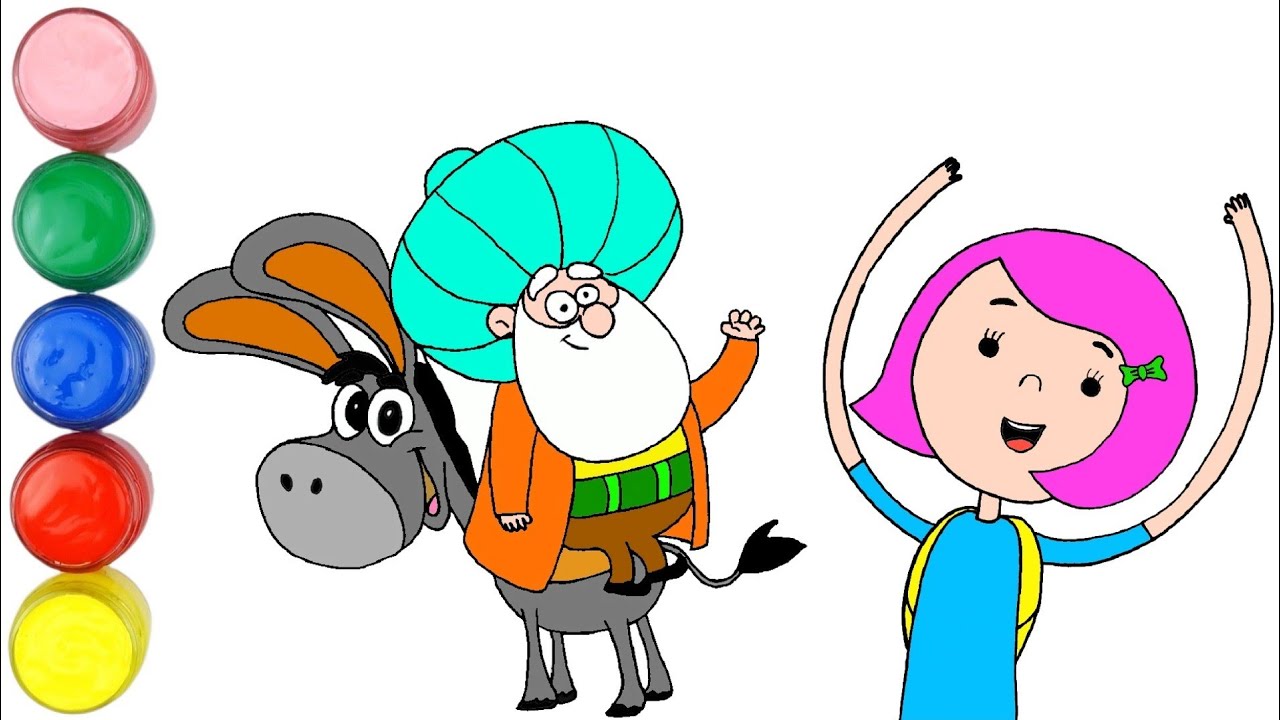 TRT Çocuk Nasreddin Hoca ile İbi Çizim ve Boyama Oyunu | Çocuklar için Çizim ve Boyama Videoları