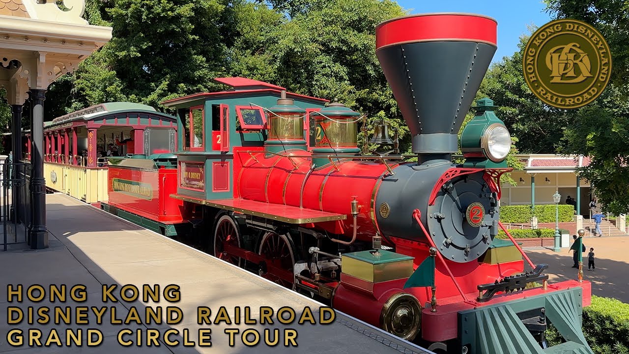 FULL Hong Kong Disneyland Railroad Grand Circle Tour!丨香港迪士尼樂園鐵路重新投入服務首日